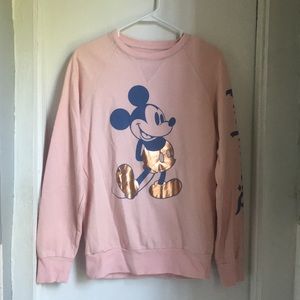 Small Rose Gold Mickey Mouse Disneyland Sweater